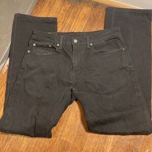 Levis 559 Straight Leg Jeans Men’s Size W 32 L 34 Dark Gray / Black  denim Pants